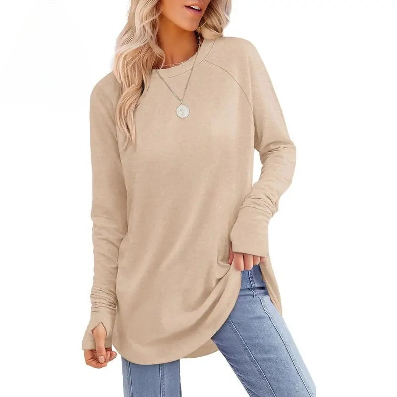 Womens Tunic Tops to Wear with Leggings Long