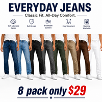 8 packDark Blue + Light Blue + Black + Charcoal Gray + Army Green + Khaki + Brown + White