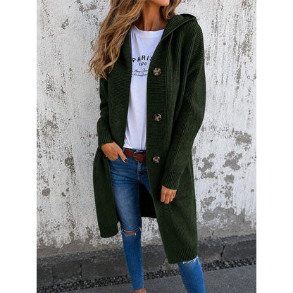 Women's Knit Button-Up Cardigan