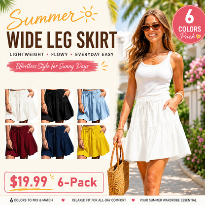 Womens Linen BlendWide Leg Flowy CulotteShorts DrawstringLoose Fit SummerCasual LightweightComfy Vacation Wear