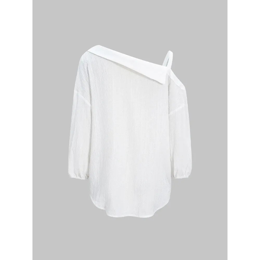 💖Limited Time $24 Bundle Deal💖 – 8pcs Women’s Asymmetric Cold Shoulder Blouse, Elegant Spring Summer Casual Tops
