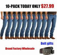 10 PACK Denim Blue