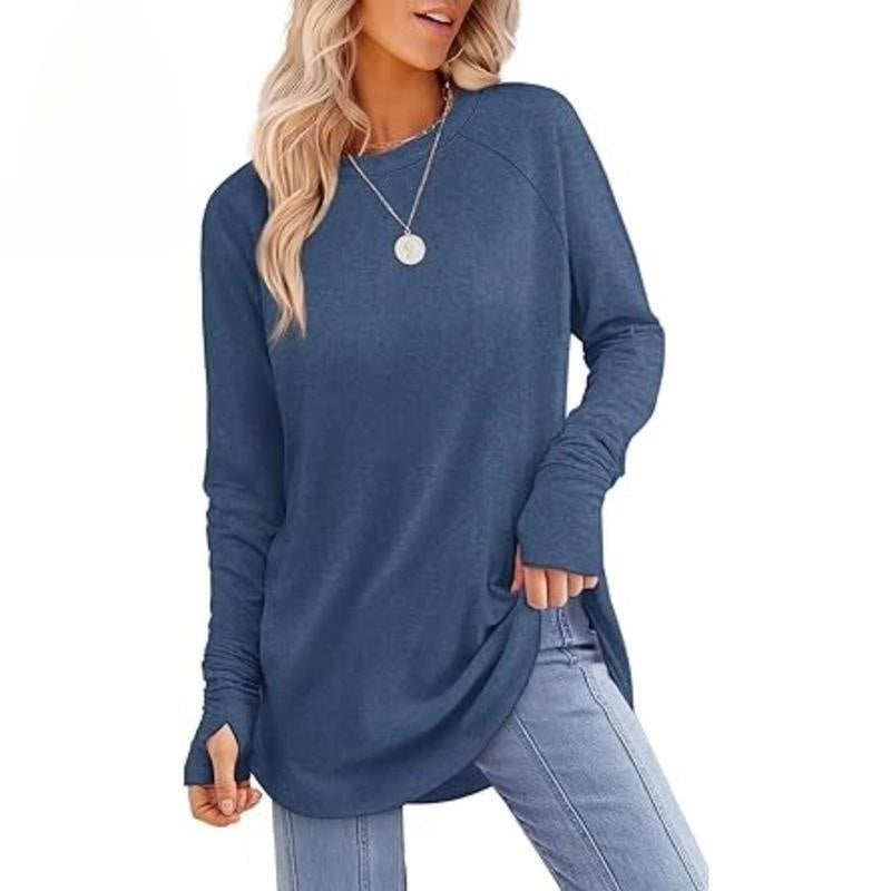 Womens Tunic Tops to Wear with Leggings Long