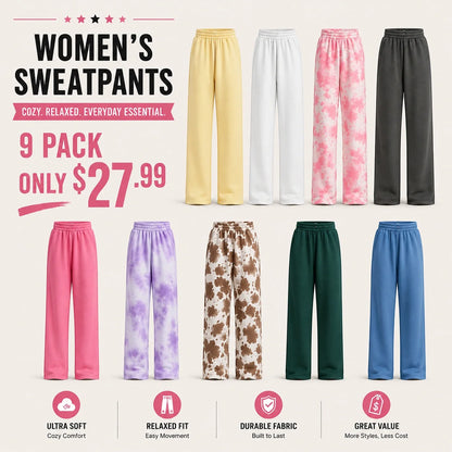 🔥 Clearance Sale — Limited Stock! 🔥 Minimalist Straight Leg Sweatpants