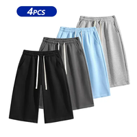 Black + light blue + light gray + dark gray