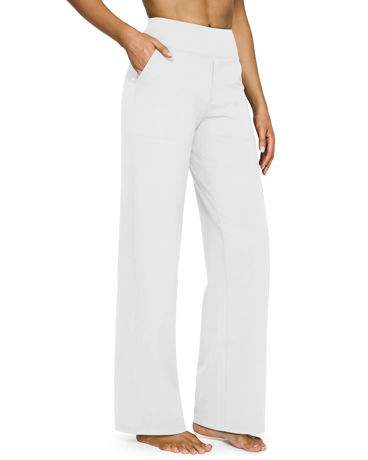 [Last Day Promotion]Women's wide leg pants with pockets