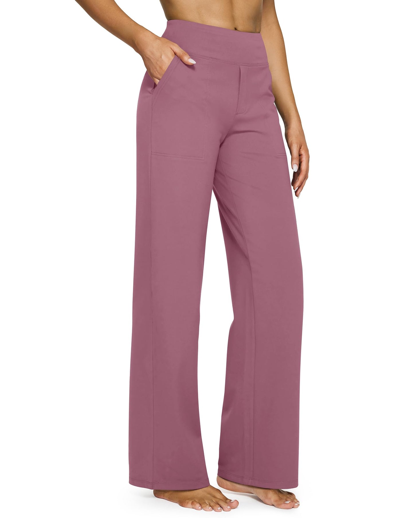 [Last Day Promotion]Women's wide leg pants with pockets