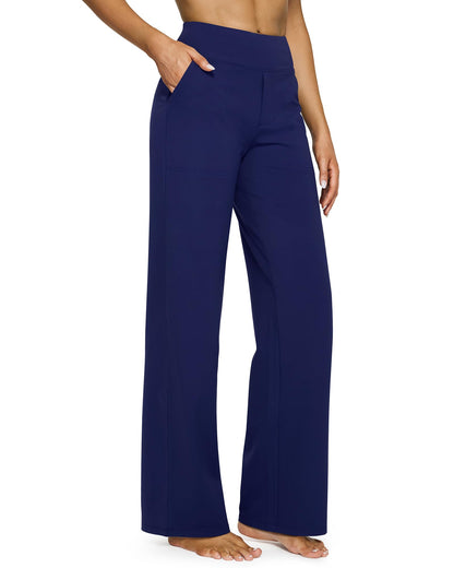 [Last Day Promotion]Women's wide leg pants with pockets