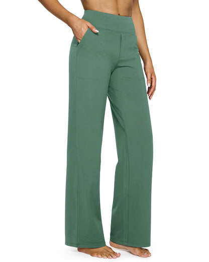 [Last Day Promotion]Women's wide leg pants with pockets
