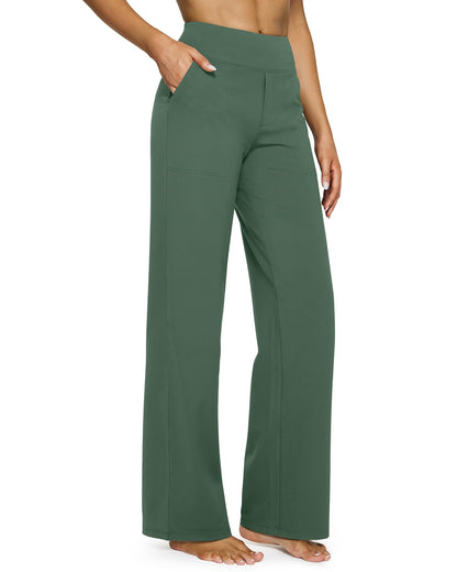 [Last Day Promotion]Women's wide leg pants with pockets