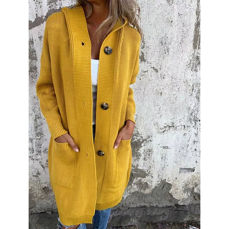 Women's Knit Button-Up Cardigan