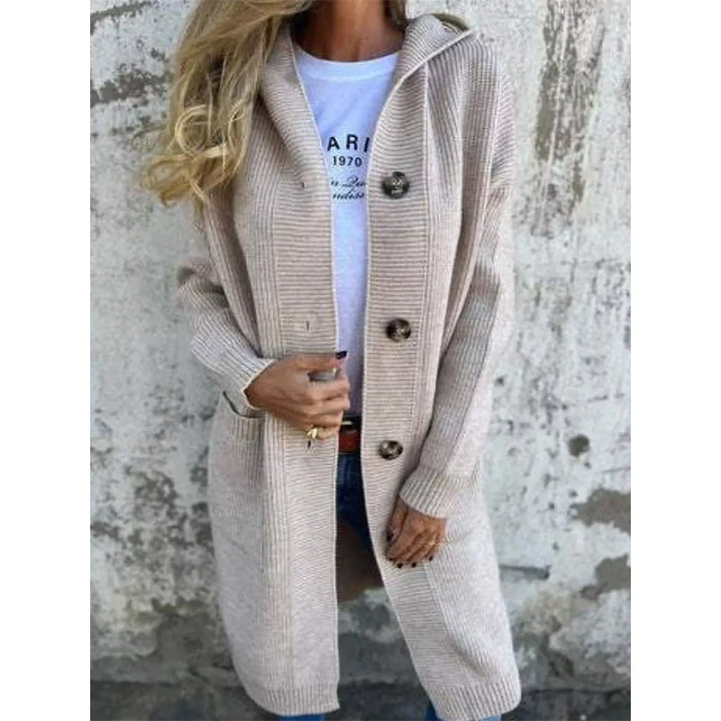Women's Knit Button-Up Cardigan