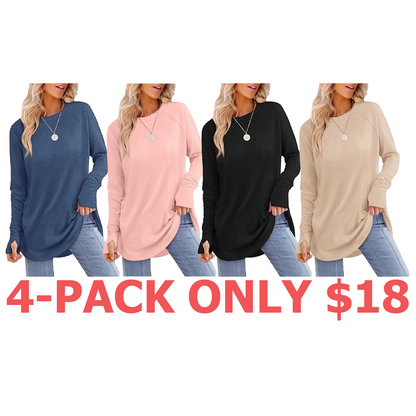 Womens Tunic Tops to Wear with Leggings Long