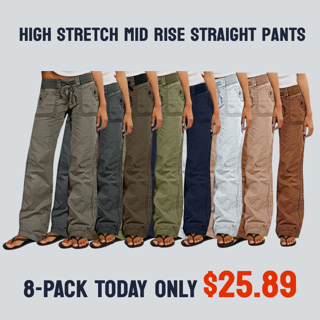 ⚡FINAL SALE⚡- women-s-high-stretch-mid-rise-straight-pants