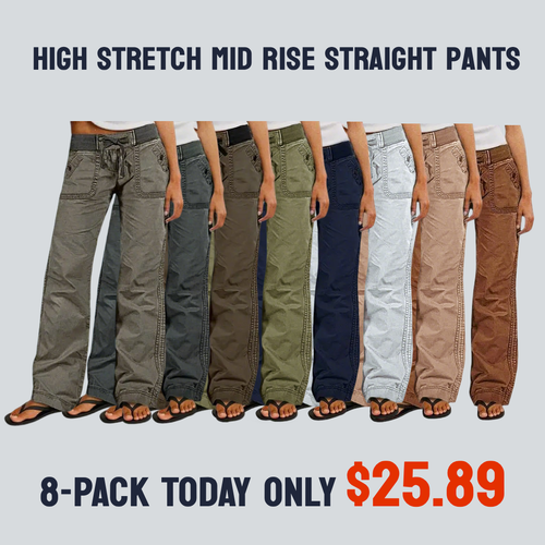 ⚡FINAL SALE⚡- women-s-high-stretch-mid-rise-straight-pants